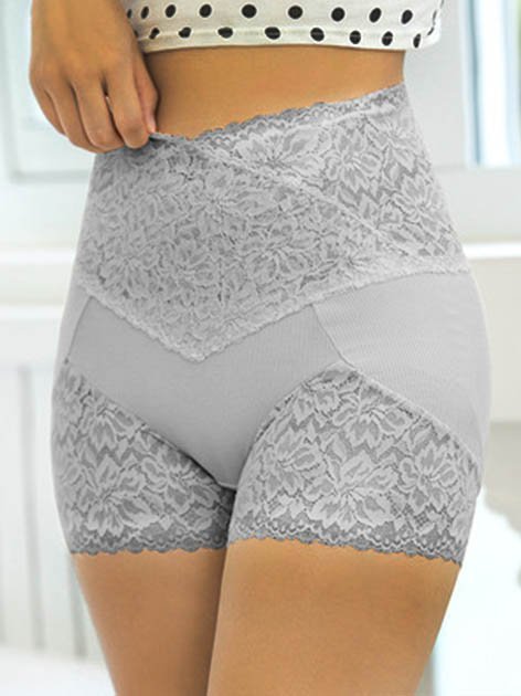 High Elastic Cotton Blends Skinny Sexy Lace Short