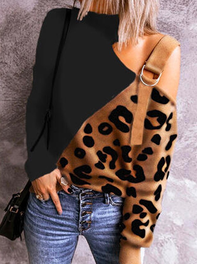 Leopard Long Sleeve Vintage S...