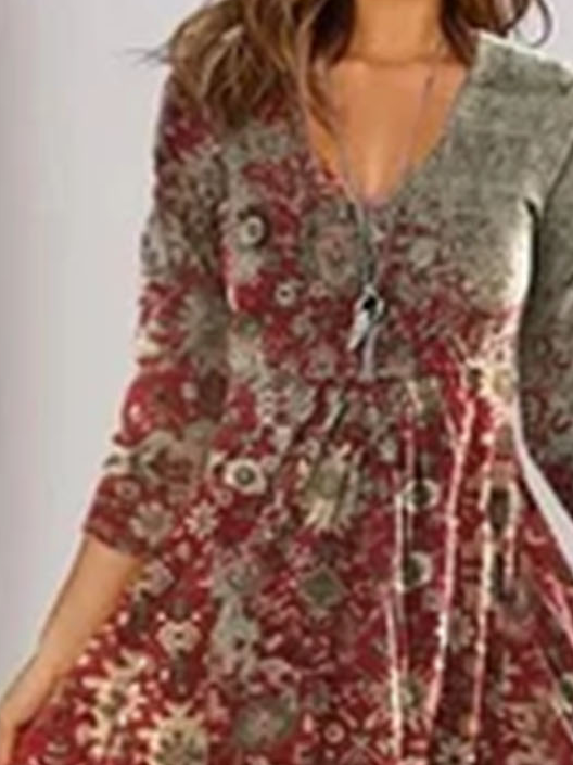 Ombre Knitting Dress