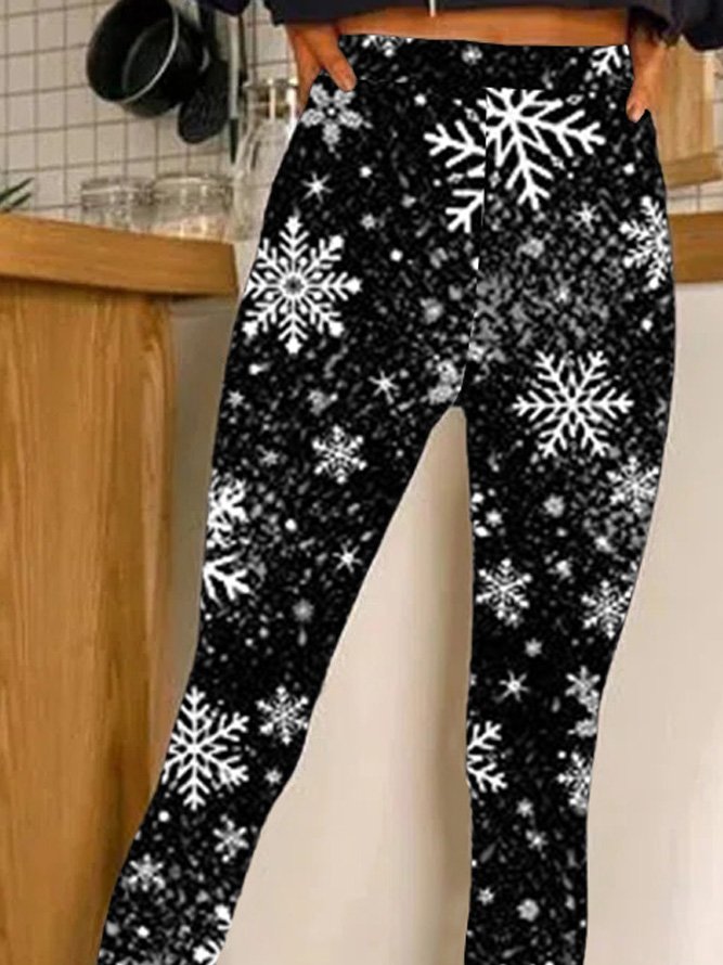 Christmas Snowman Basics Regular Fit Pants