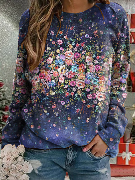 Floral Pastoral Sweatshirt