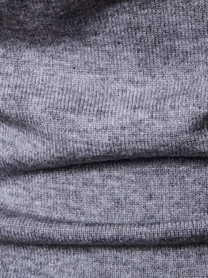 Men's Plain Warm Sweater Base Vest