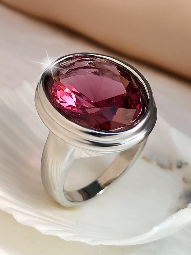 Ruby Crystal Ring