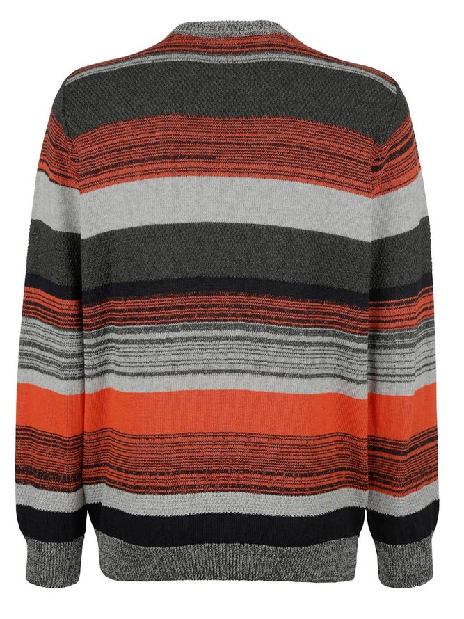 Men's Color Striped Pattern Sweater