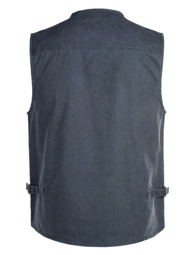 Men's Casual Outdoor Vest Multi-pocket Vest