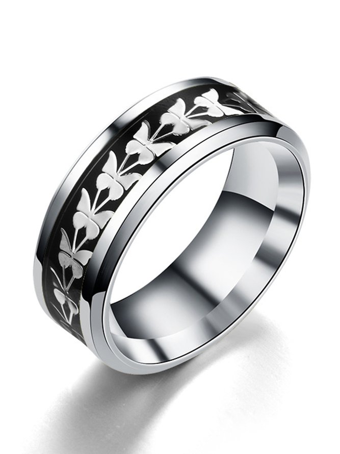 Stainless Steel Butterfly Ring