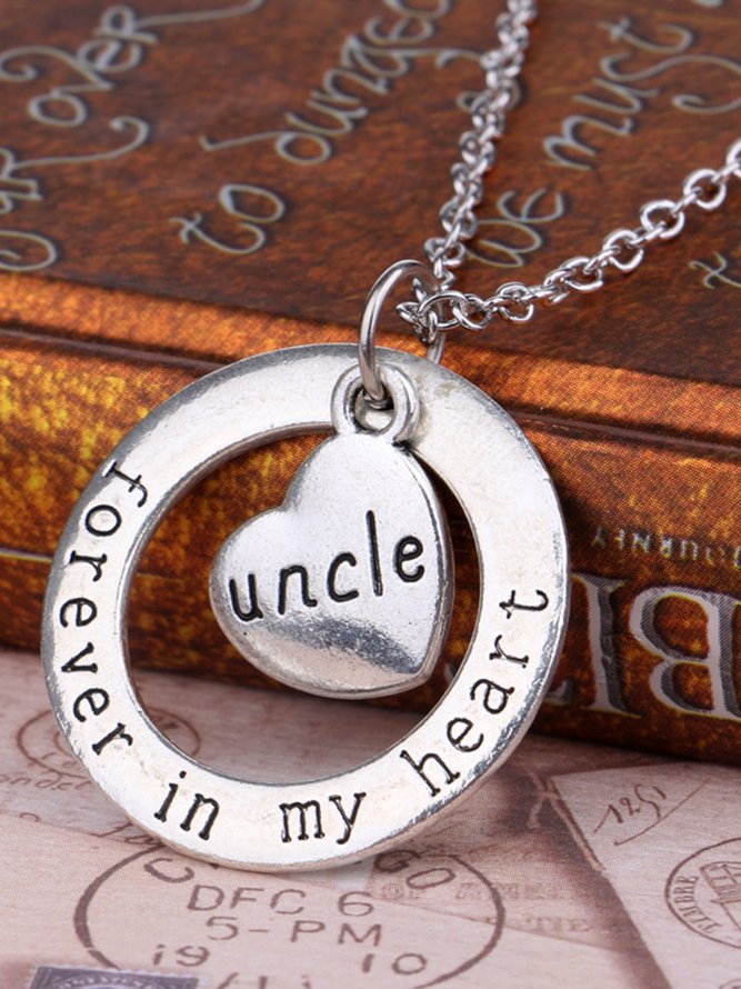 Family Member Alloy Necklace