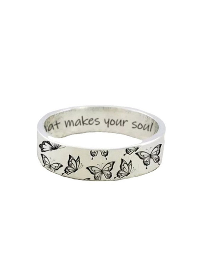 Do What Makes Your Soul Shine Engraved Ring