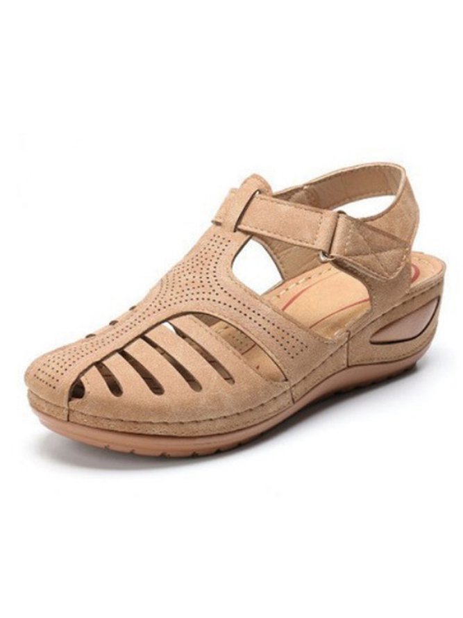 Vintage Casual Wedge Roman Sandals