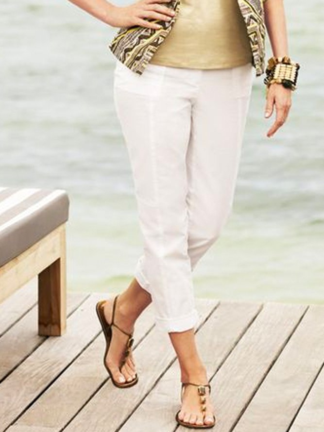 Casual Cotton Casual Pants