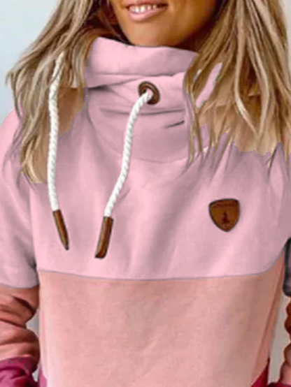 Cotton-Blend Casual Fit Hooded Hoodies & Tunic Sweatshirt