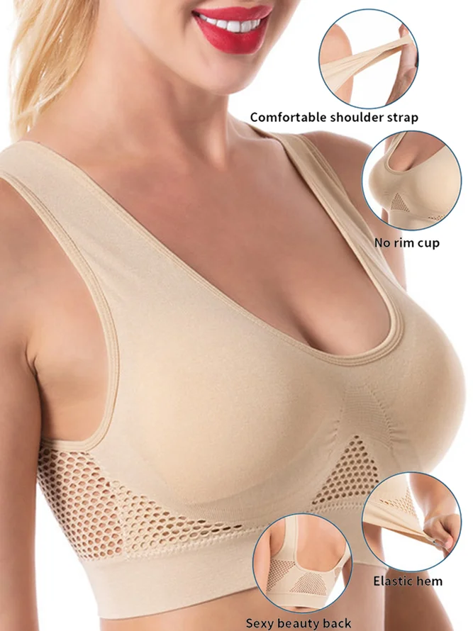  Perforated Seamless Sports B...