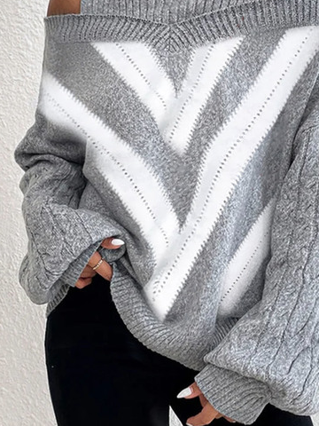 Half Turtleneck Casual Tunic Sweater Knit Jumper