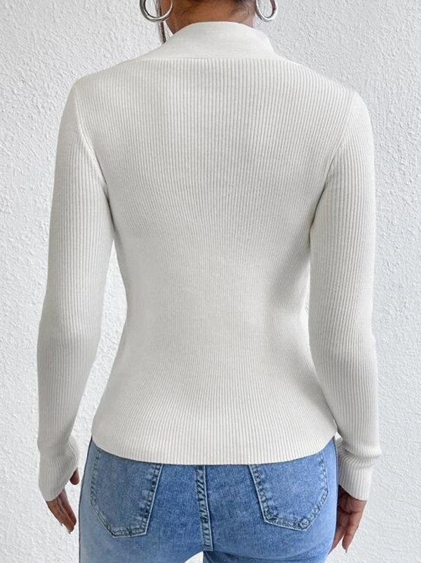 Regular Fit Yarn/Wool Yarn Casual Sweater