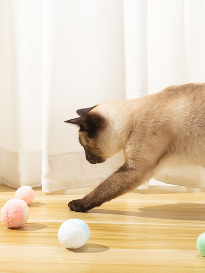 Cat Toys Silent Bouncy Ball Pet Supplies