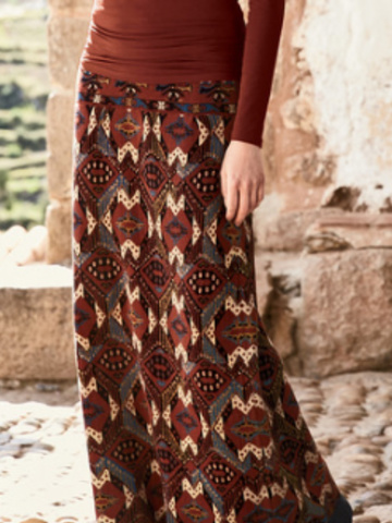 Jersey Loose Ethnic Skirt