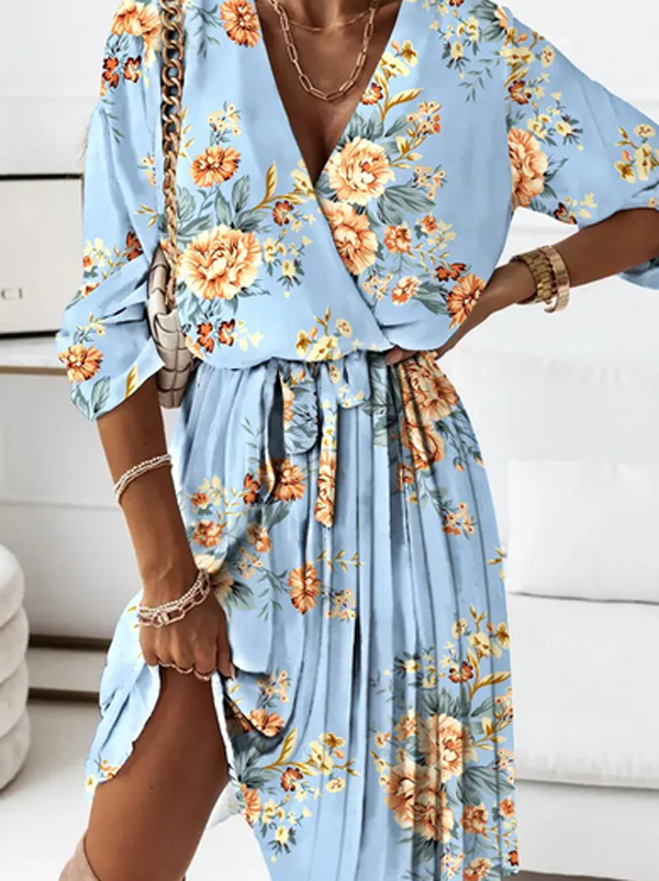 Floral Vacation Loose Dress
