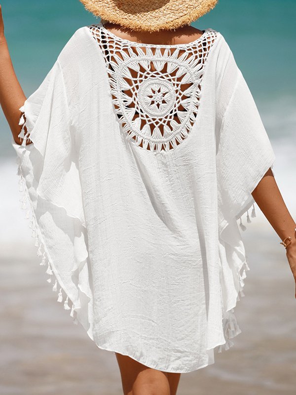 Vacation Plain Coverup