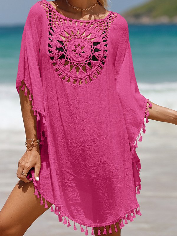 Vacation Plain Coverup
