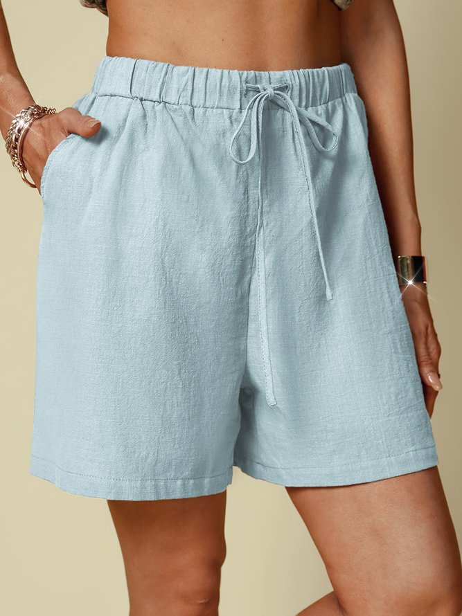 Casual Summer Cotton Loose Shorts