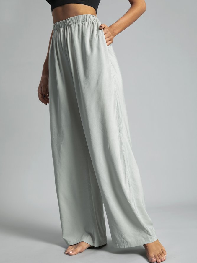 Wrap Plus Size Palazzo Pants | Clothing | Pockets Casual Pants - Noracora | noracora