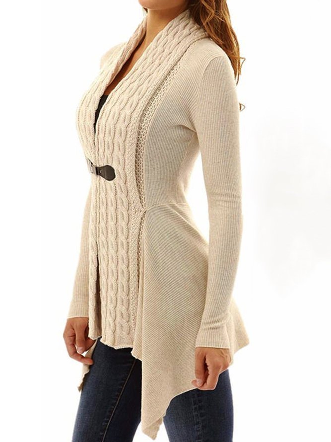 Plain Basic Asymmetrical Hoodies & Sweatshirt | noracora