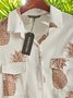 Casual Pineapple Shirt Collar Long Sleeve Tunic Blouse