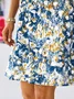 Women's Loose Casual Jersey Halter Short Dress