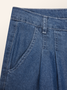 2023 Fashion week denim Pockets  Urban Plain Jeans