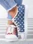 American Independence Day Flag Commemorative Canvas Shoes