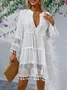 3/4 Sleeve Boho Weaving Dress