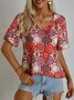 Boho Short Sleeve Top