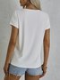 Others Jersey Loose Casual Shirt