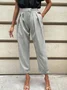 Plain Loose Casual Pants