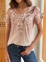 Floral Casual Jersey Loose Shirt