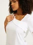 Cotton Asymmetrical Plain Casual Shirt