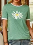 Green Short Sleeve Crew Neck T-shirt