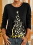 Christmas tree Crew Neck T-shirt