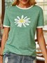 Green Short Sleeve Crew Neck T-shirt