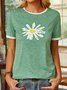 Green Short Sleeve Crew Neck T-shirt