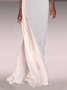 Vintage Sleeveless Plain Color-block Plus Size Casual Weaving Dress