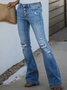 As Picture Holiday Ripped Bootcut Jeans