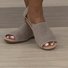 Hollow-Out Low Heel Summer Sandals