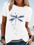 Cotton-Blend Casual Graphic T-Shirts