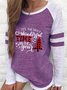 Long Sleeve Letter Tunic Top