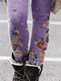 Plus size Floral Leggings Pants