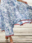 Floral Short Sleeve Weaving Dress