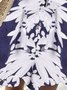Sleeveless Crew Neck Cotton-Blend Weaving Dress
