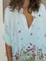 New Women Chic Vintage Boho Holiday Floral Long Sleeve Weaving Tunic Dress