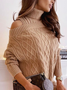 Long Sleeve Cotton Shift Vintage Sweater Dress